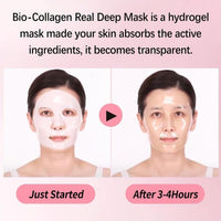 Bee & Beauty Bio Collagen Overnight Mask Pack of 3 | Korean Face Mask For Glass Skin | Sheet Mask For Deep Hydration, Pore minizmizing With Goodness Of Honey