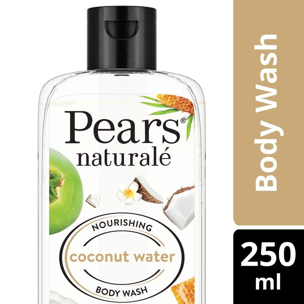 Pears Oil Clear Gentle Ultra Mild Daily Cleansing Facewash, 60g & Pears Naturale Nourishing Coconut Water Bodywash, 250 ml