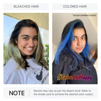 2.Oh! Italian- Blue Hair Color DIY Kit | Semi Permanent Hair Color + Hair Bleach for Hair Color | Hair Highlights for Women & Men | Hair Bleach with Plex & Argan oil| Lightening Kit