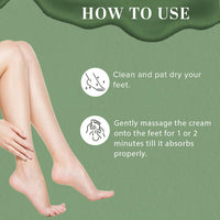 Khadi Natural Jasmine and Green Tea Herbal Foot Crack Cream| For Cracked Heels|Moisturizes dry feet | Antiseptic Properties that treat foot problems| 50g