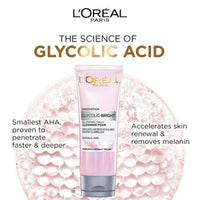 L Oréal Paris Glycolic Bright Daily Foaming Face Cleanser & Moisture Sealing Conditioner Combo