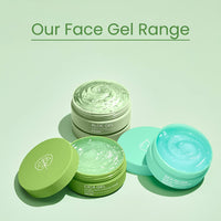 Earth Rhythm Cica Gel with Centella Asiatica, Calendula, Ginseng & Licorice, for Oily, Acne Prone Skin & Sensitive Skin Type -100gm (New Packaging)