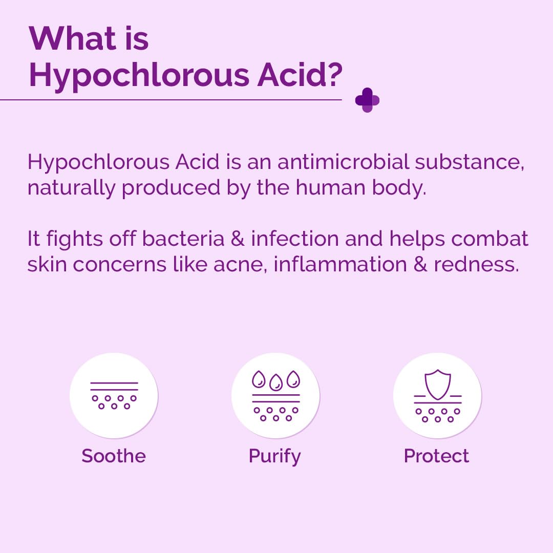 The Derma Co Hypochlorous Anti-Acne Hydrating Spray - 200ml|Relief Acne & Eczema|Reduces Redness & Irritation|Anti-microbial & Anti-inflammatory|Alcohol & Fragrance Free Face Toner for Women & Men