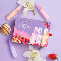 Aqualogica Refresh+ On the Go Set of 3 Perfume Body Mist | Travel Friendly | Long Lasting | Warm, Sweet & Floral Fragrance | Double Duty Mist for Hair & Body | Gifting For Valentine's Day, Birthday, Anniversary & Special Occasions | Premium Gift Pack | 20
