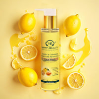 Vamp Beauty Moisturising Face Wash | With Honey, Ceramide, Yuzu & Vitamin C | Gentle Hydrating Cleanser for Dry, Rough and Sensitive skin | Brightens & Softens Skin | 100ml