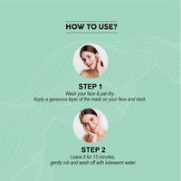 Colorbar Co-earth Tea Tree Face Mask 100g I For acne prone and oily skin I Goodness of Tea Tree and Turmeric Oil I Antibacterial I Purify skin