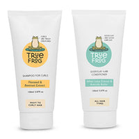 True Frog Shampoo For Curls(150 ml) & Everyday Hair Conditioner (150ml) for Curly, Wavy, Dry and Frizzy Hair, Combo Pack of 2
