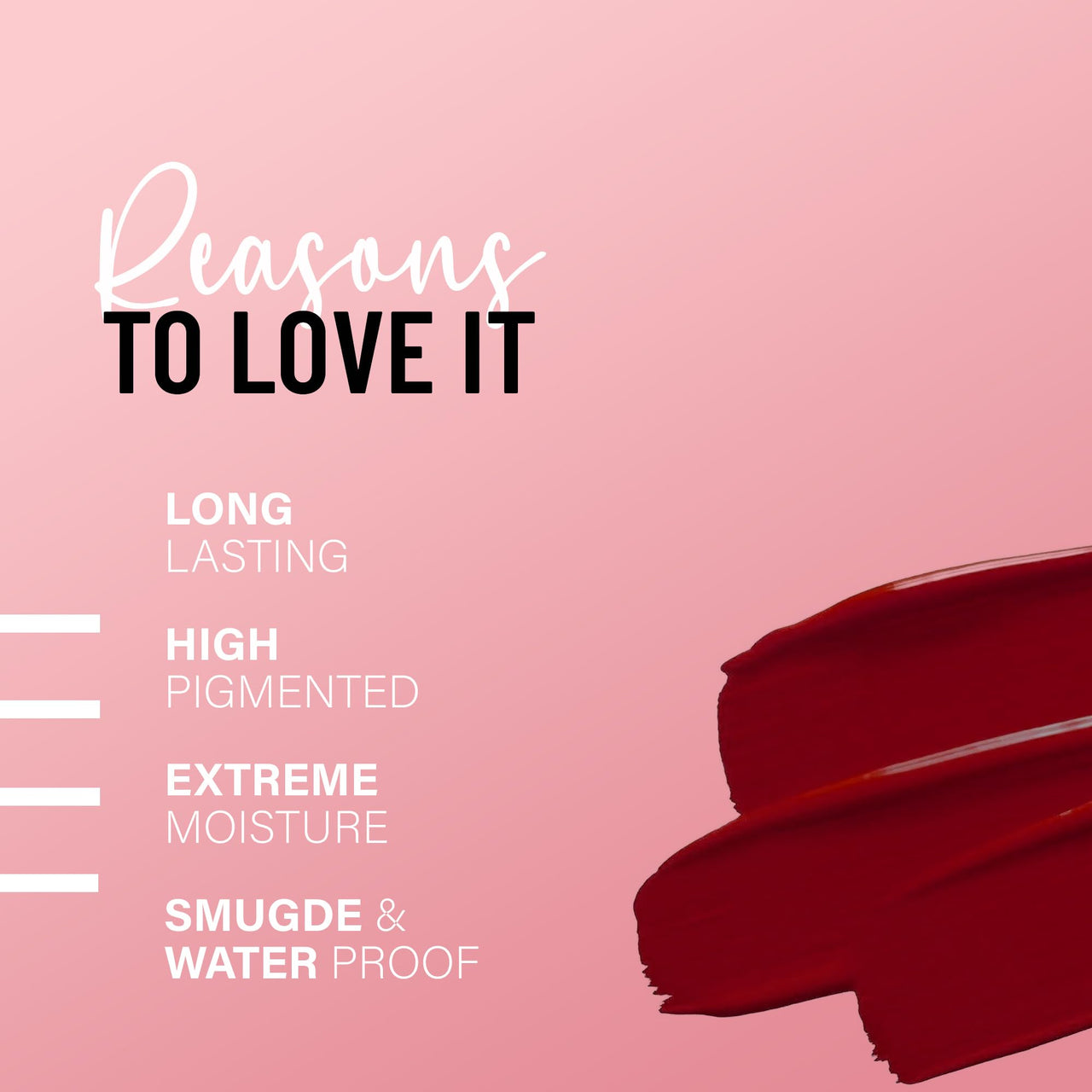 Seven Seas Pure Liquid Lipstick, Matte Finish, Purple (Matte Red, 7ml)