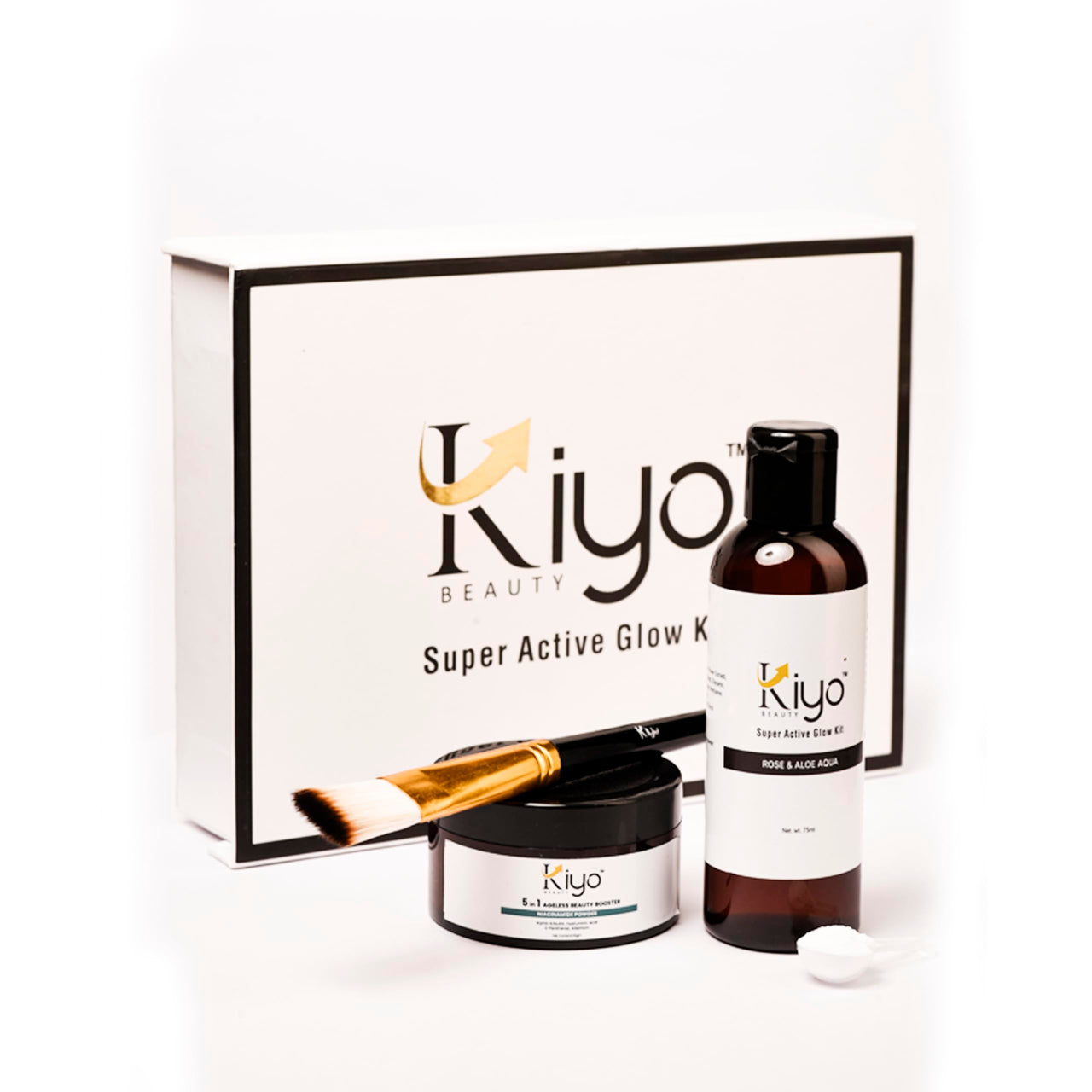 Kiyo Beauty Super Active Glow Kit, Dark Spots, Pigmentation, Brightening, Smooth And Soft Skin, For Men and Women