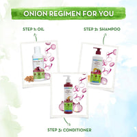 Mamaearth Onion Shampoo for Hair Growth and Hair Fall Control with Onion and Plant Keratin | Reduces Hair Fall | Strengthens & Smoothens Hair | For Men & Women | 400ml