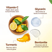 Mamaearth Vitamin C Daily Glow Face Pack with Vitamin C & Turmeric 200g | Natural, DIY-like Texture | Instantly Brightens Skin, Adds Glow | Clay Face Mask | Free From Harmful Chemicals | All Skin Type