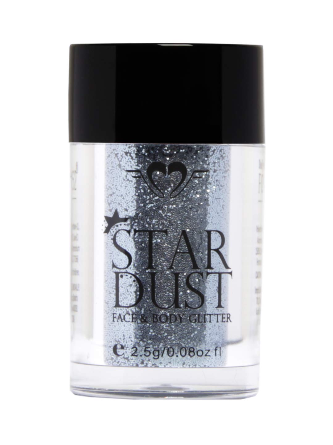 Daily Life Forever52 Star Dust Powder Single Eyeshadow Professional Shiny Glitters & Hydrating Easy-to-Blend Formula Silky Texture for Perfect Face Makeup (Black)