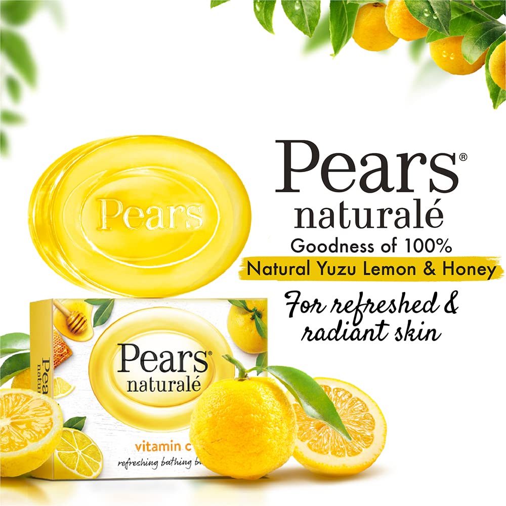 Pears Naturale Vitamin C Soap 4x125gm (Pack of 2)
