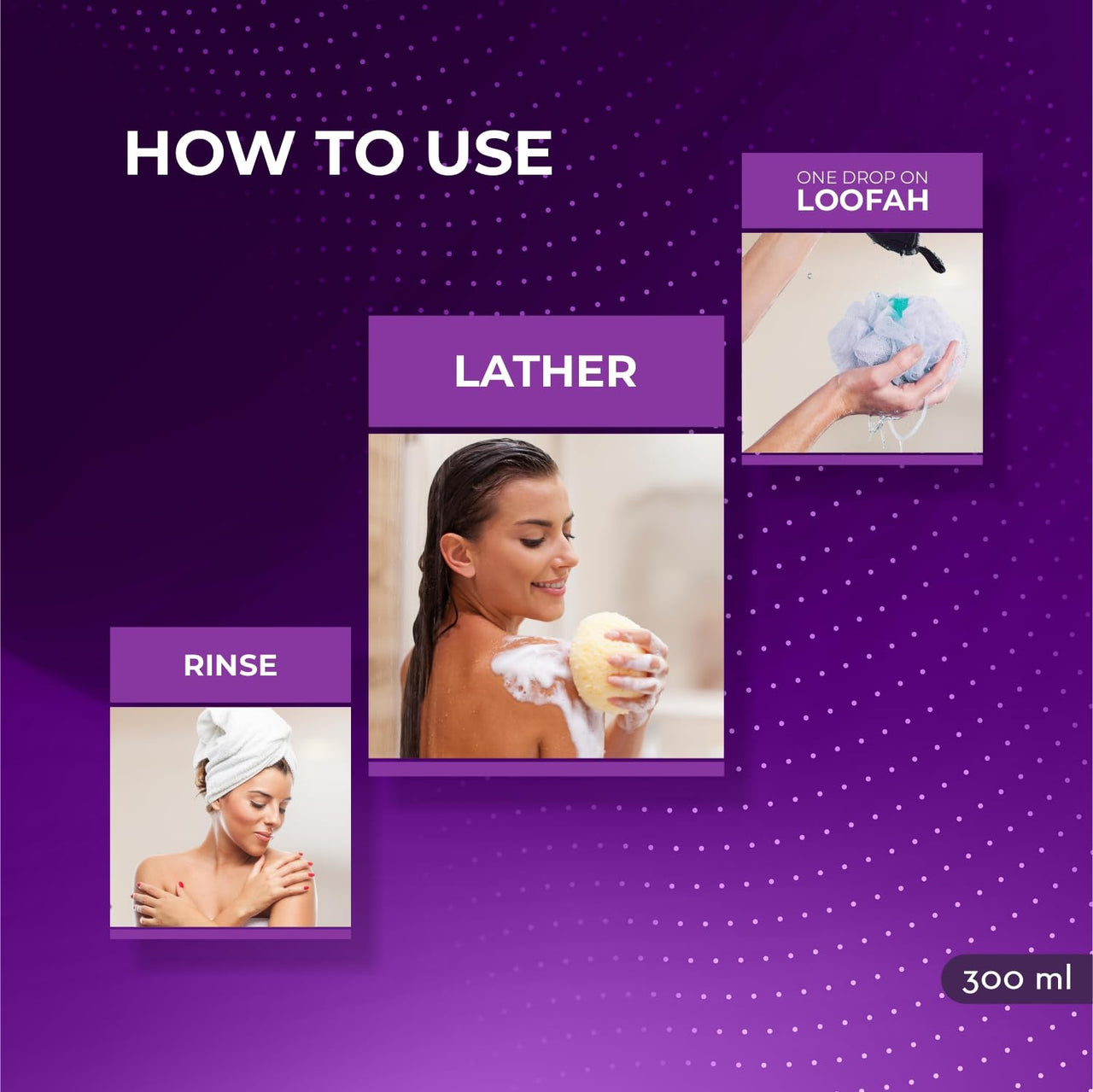 Elibliss Enhances Gorgeous Look Body Wash with 2% Salicylic & Tea Tree | Anti-Acne Cleanser for Black Acne & Pimples | pH 6 Balanced Formula for Clear Skin | Daily Body Wash 300ml