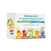 Mamaearth Daily Moisturizing Lotion, 200ml & Fruit Based Nourishing Clear Bathing Bar Baby Soap With Glycerine, For Kids 75 Gram X 5