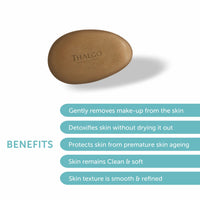 Thalgo Marine Algae Solid Cleanser - Revitalising Face Cleanser for Detoxifying & Smoothing Skin Texture - 100g