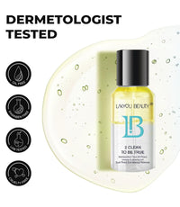 LAKYOU BEAUTY 2 Clean To Be True Makeup Remover - Yellow (100ml) | Dual-Action Makeup Remover & Cleanser With Matte Finish