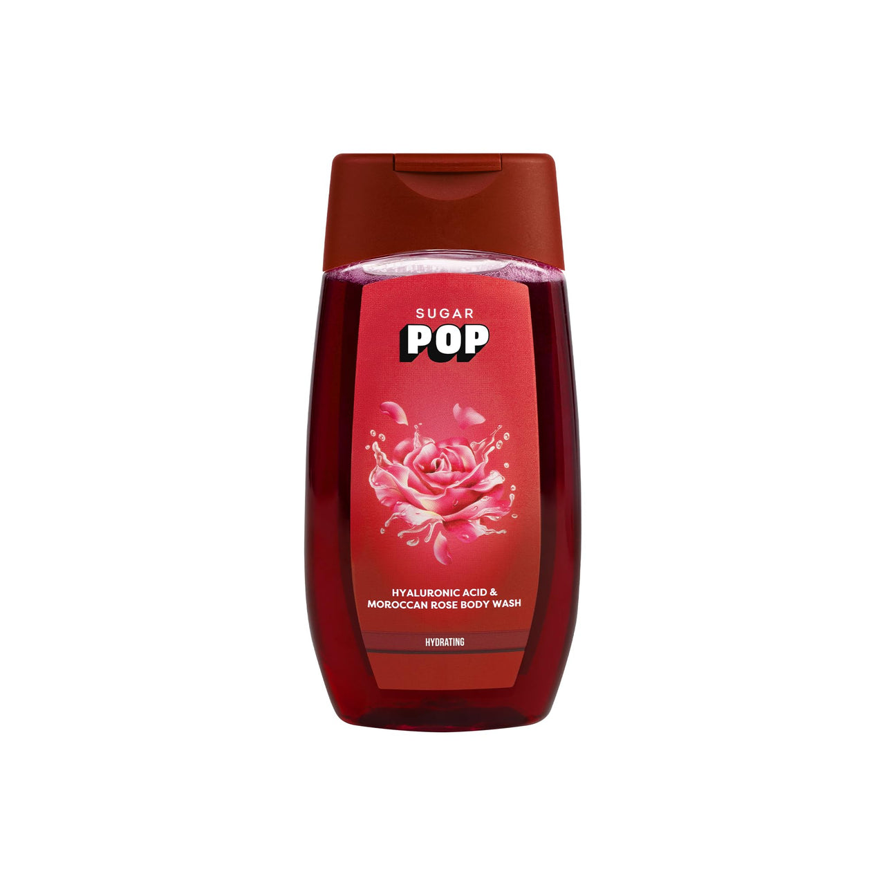 SUGAR POP Hyaluronic Acid & Moroccan Rose Body Wash | Hydrating | Anti-Bacterial, Soothing | Aromatic Wash | 250ml