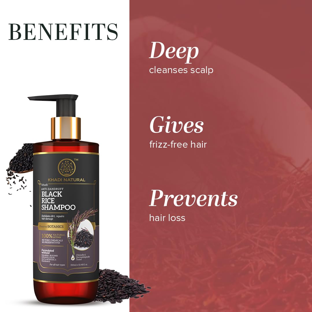 KHADI NATURAL PB DEODAR(CEDARWOOD) / HIMALAYAN CEDAR & SAFFRON SHAMPOO- 310 ml