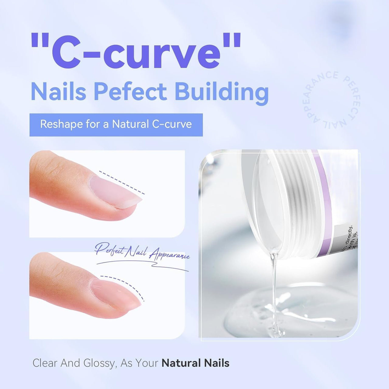 Bolt Bee Professional Builder Gel for Nails - 15ml Nail Extension Gel, Strong UV/LED Soak Off for Nail Sculpting, Durable Nail Enhancement for Salon & Home Use (White)