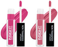INSIGHT Lip Color 04 Ferocious Pink, 08 Coral Dream (Matte)