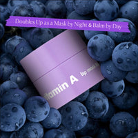 The Face Shop Vitamin A Lip Mask With Blueberry Extracts, Shea Butter For Soft, Plump Lips Mini, 5g