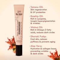 Nat Habit Fresh Netraa Under Eye Cream For Fine lines, Puffiness, Wrinkles & Dark Circles For Men & Women With Vitamin C, Vitamin E, Polyphenols, Omega-3 & Retinol, 20gm