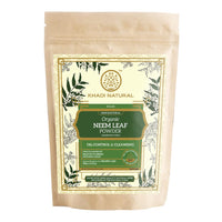 Khadi Natural Neem Leaf Organic Powder 100g, Promotes Healthy Scalp and Strong Hair