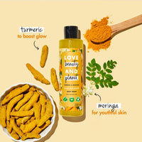 Love Beauty & Planet Turmeric & Moringa Brightening Body Wash|Natural Shower Gel for Glowing Skin,200ml