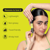 Arata Gel Based Hair Fix Stick for All Hair Types - 15mlx2 | Baby Hair Fixer for Women | Hair Stick for Frizzy Hair | Infused With Biotin & Hyaluronic Acid | Easy To Carry, Non-Greasy, No White Cast
