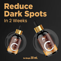 NATURALS Vitamin C Brightening Anti-Aging Glowing Skin Face Serum (multi, pack of 2)