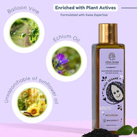 Little Rituals BLACK SESAME - BABY MASSAGE OIL Certified Organic, Wood Cold-Pressed for Skin and Hair with SWISS Plant Actives - 200 ml. Dermatologist Tested by Pediatrics, Mild & Gentle & Safe