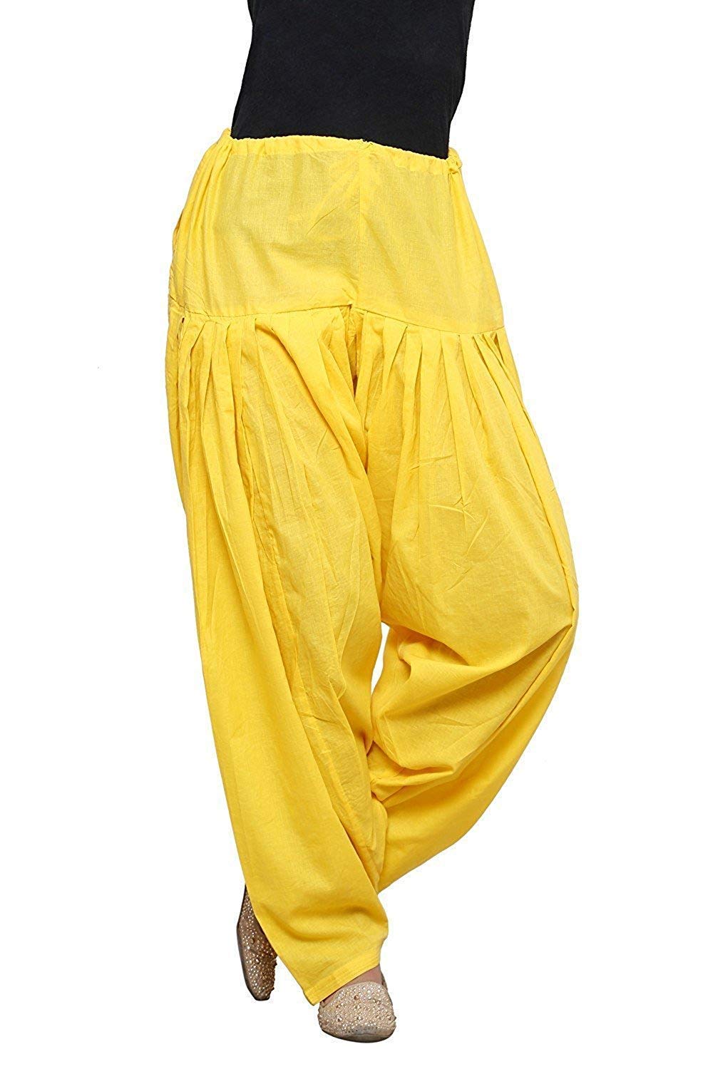 Pistaa's  Women's  Regular Fit Patiala Bottom (Multicolor, Free Size, Pack of 5)