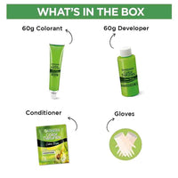 Garnier Color Naturals Creme Hair Color - Shade 3 Darkest Brown (70ml + 60g) + Bright Complete Vitamin C serum 7ml (2 ITEM IN SET)