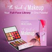 Hilary Rhoda The Book of Makeup | 20 Eyeshadows | 2 Highlighters | 2 Blushes | 2 Contours | 6 Cream Lip Glosses | Dual Ended Brush | Long Lasting | Blends Easily- 23.4g (Shade 1)
