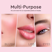 C2P Pro 6-Shade Lipstick Palette for Women (21g) – Nude Creamy Matte Lip Colors | Blusher & Contour | Waterproof, Lightweight, Long-Lasting & Hydrating Lipstick Kit (Nude Whisper)