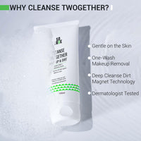 Sotrue Cleanse Twogether Hydrating Face Wash & Makeup Remover, Hyaluronic Acid & Olivem 300+, For All Skin Types, Pore Cleansing with Dirt Magnet Technology, Men & Women,100ml