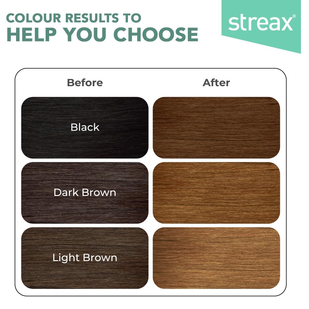 Streax Crème Permanent Hair Colour - 7.3 Golden Blonde Hair Color- 45gm (Pack of 5), 100% Grey coverage, Long Lasting Hair colour for women