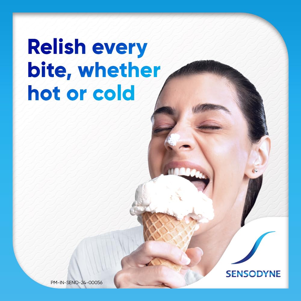 Sensodyne Toothpaste Repair & Protect Combo pack, tooth paste for deep repair of sensitive teeth, 140 gm multi-pack (70 gm x 2)