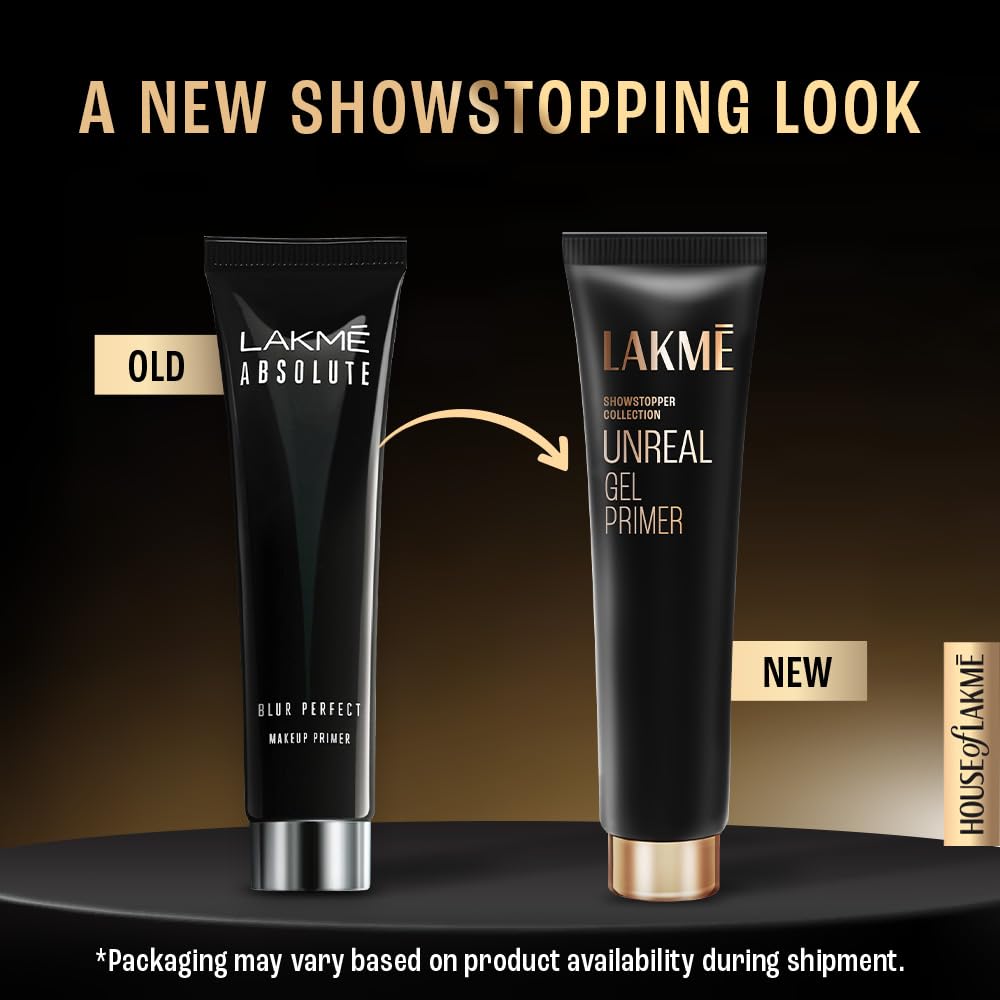 Lakmé Absolute Under Cover Gel Face Primer, Transparent Makeup Primer to Prep Skin for Smooth & Long Lasting Makeup - Moisturizing Makeup Base, 30 g