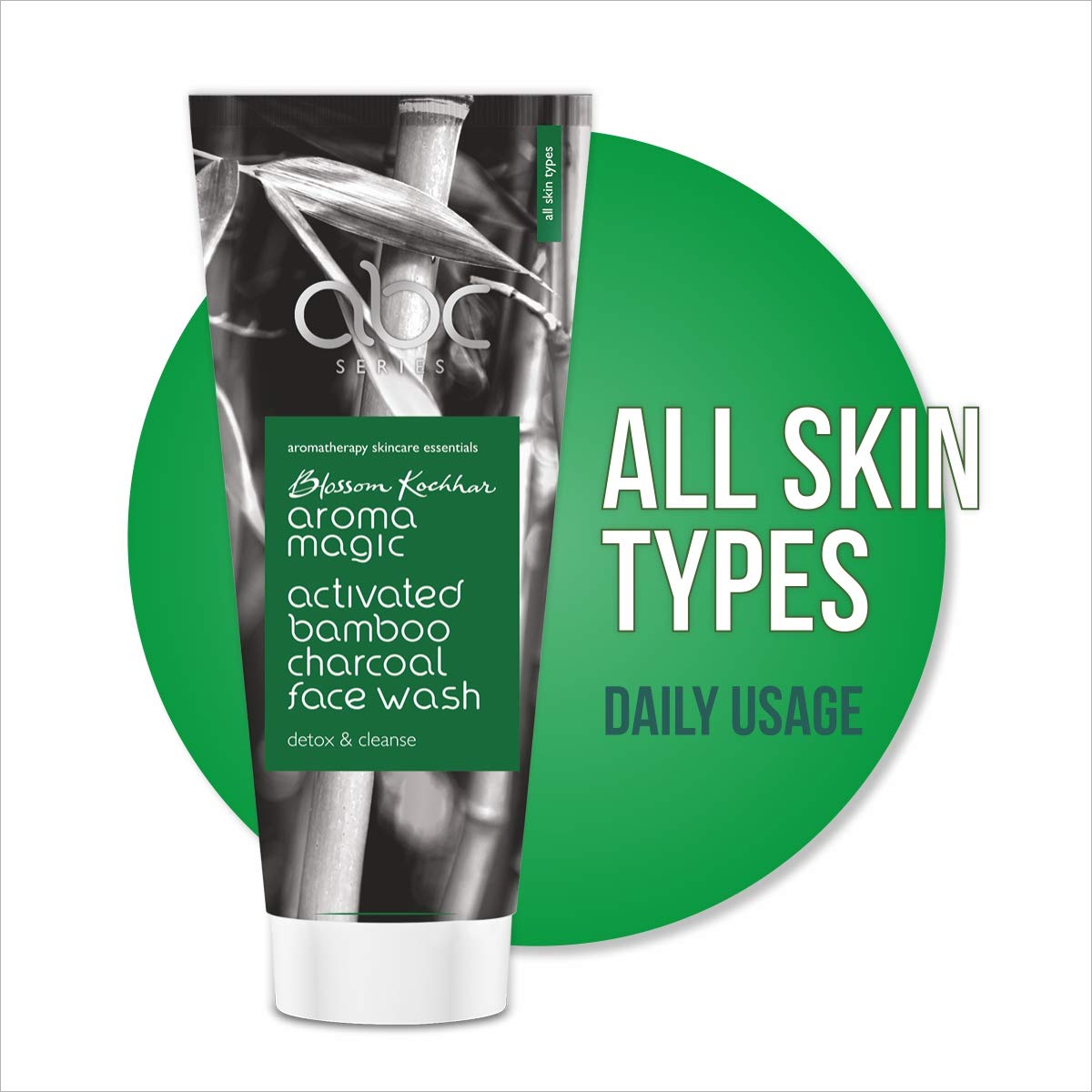 Aroma Magic Face Wash 100 ml (Charcoal) And Aroma Magic Sunscreen Sun Block Lotion, SPF 30, 100ml