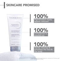 Bioderma Pigmentbio Foaming Cream Brightening Exfoliating Cleanser (Face & Body Wash) For Brightened Skin, 200 ml