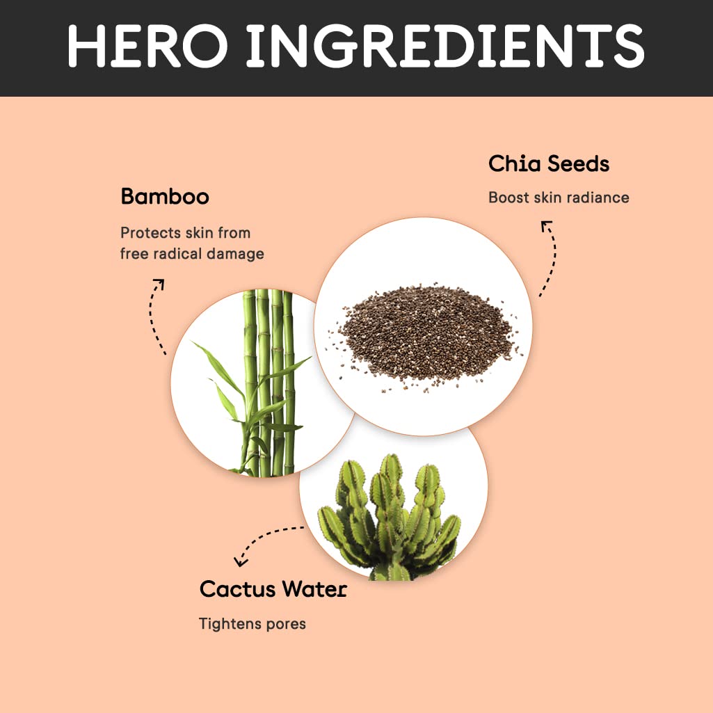 Quench Zit Fix Korean Serum with Chia Seeds Omega 3 | Face Serum for Acne & Oil Control | Unclogs pores, Fights Pimples & Reduces Blemishes | Made in Korea (30ml)
