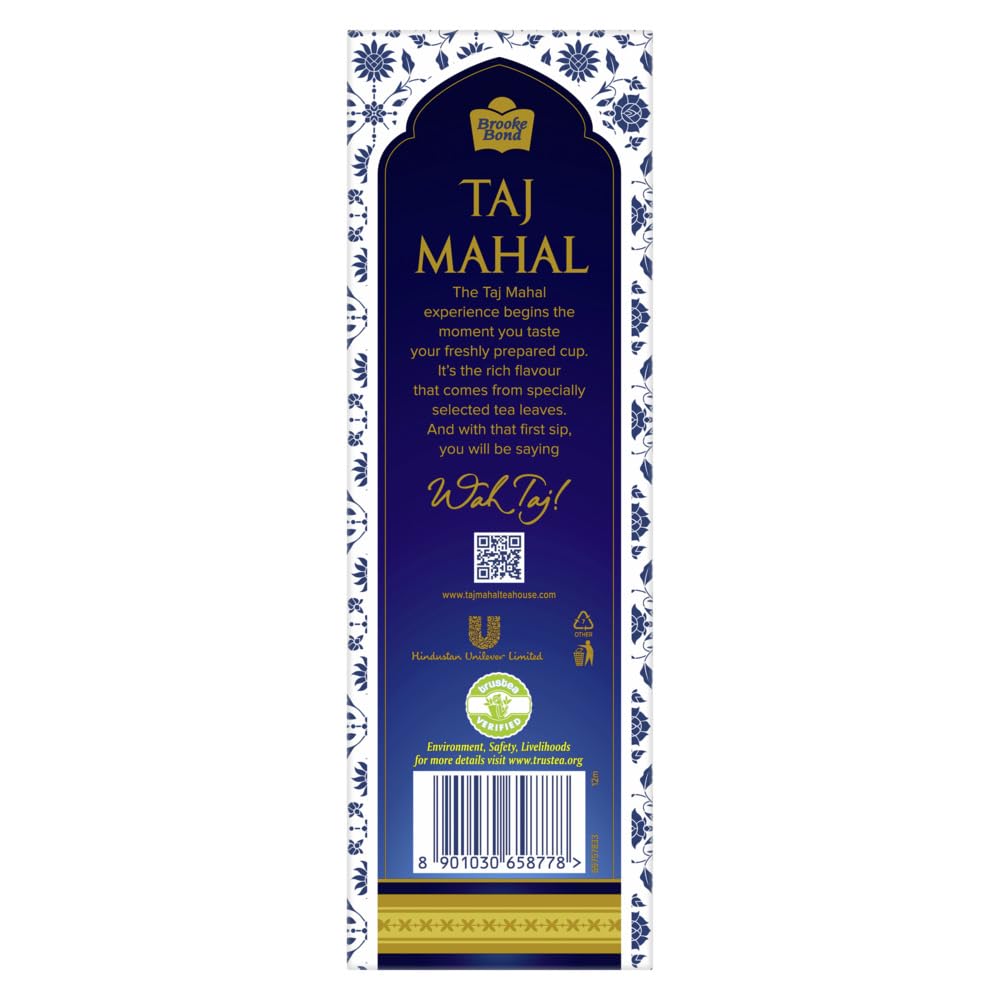 Taj Mahal Tea with Long Leaves, 1kg, Black tea, Powder