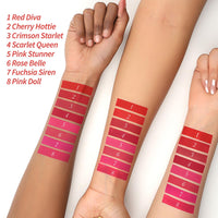 MyGlamm Ultimatte Long Stay Matte Liquid Lipstick-Scarlet Queen-2.5 g | Red Lipstick With Vitamin E | 8hr Long Lasting Lipstick | No-Smudge, Waterproof Formula | Vegan & Cruelty Free