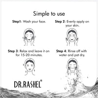 DR.RASHEL Fruit Face Pack for Glowing Skin, Oil Control, Acne, Pimples, Detan, Blemishes, Pigmentation & Brightening, Face Cleansing for Face & Body (380 Ml)