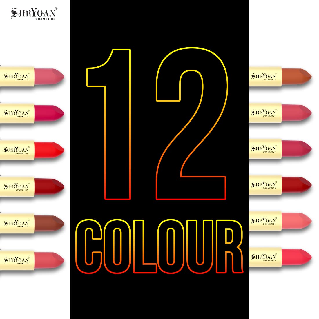 Shryoan Soft Touch Lipstick | Long Lasting, Soft Texture, Glossy Finish with Easy Glide & Waterproof and Smudge Proof Lipstick (3.8g) Shade 09