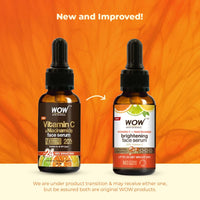 WOW Skin Science Brightening 20% Vitamin C Face Serum | Boost Collagen and Elastin for Anti aging, Skin Repair | For Dark Circles, Fine Lines | Glowing Skin | Hydrates | 15 ml