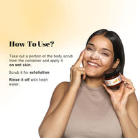 Richfeel Orange Almond Scrub For Brightening & Revitalizing | Gentle Exfoliation | Removes Blackheads & Dead Skin Cells | Suitable for All Skin Types | 100 g