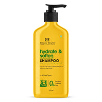 Botanic Hearth Hydrate & Soften Shampoo with Ceramide & Aloe Vera | Deep Moisture & Hair Repair | Strengthens & Smoothens Strands |Enhances Softness & Shine, 473ml
